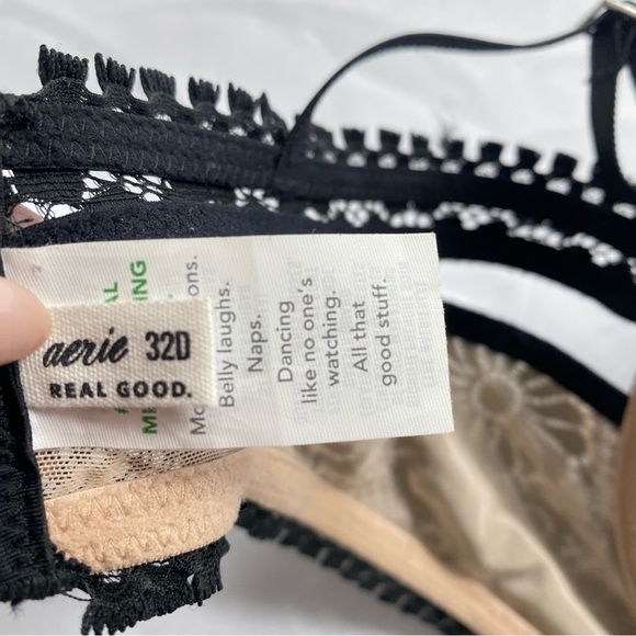 Like new black lazy aerie bra in size 32D - Picture 8 of 9